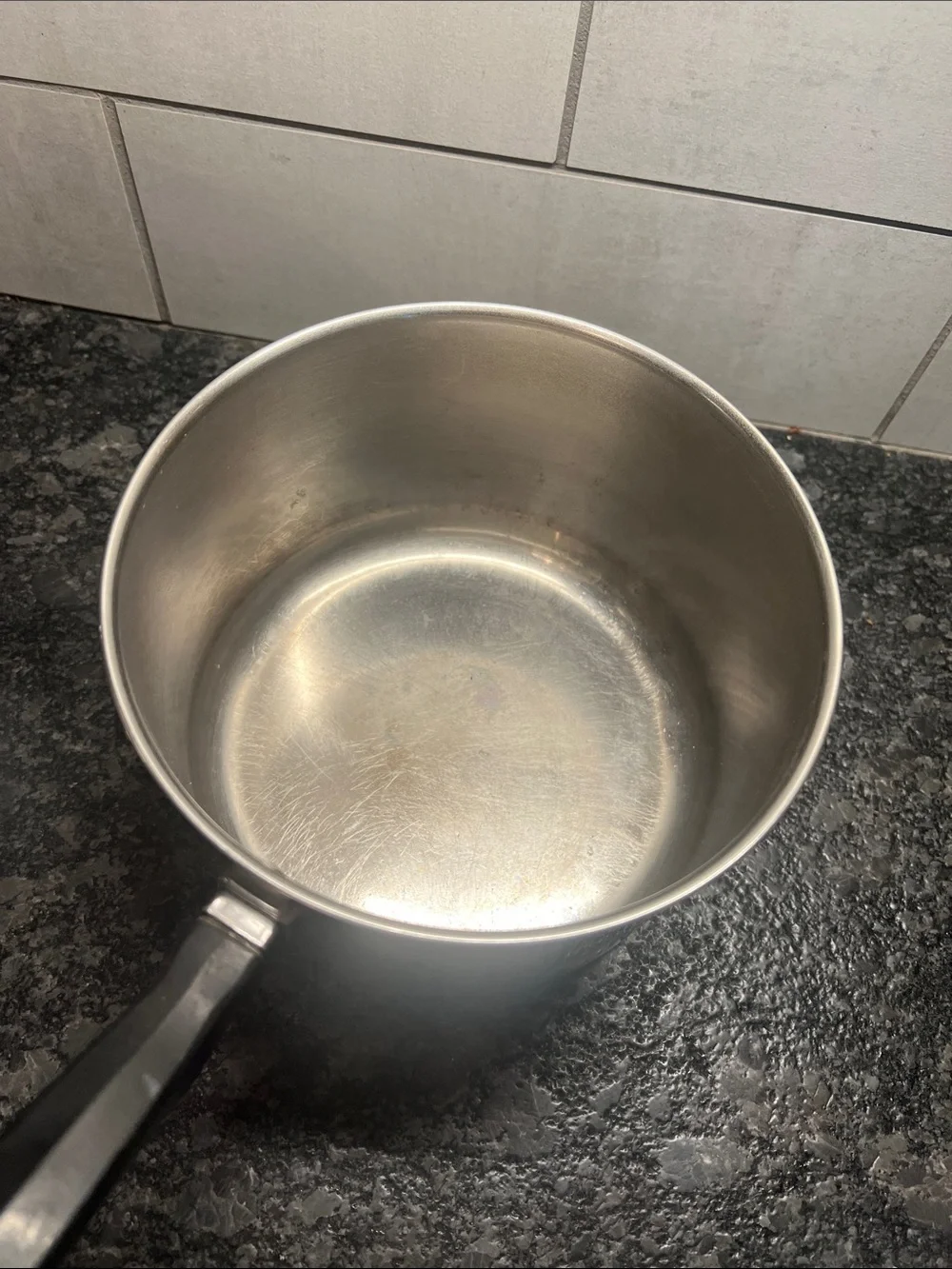 Farberware 2 1/2qt Stainless Steel Double Boiler Pot with Black Handles & lid